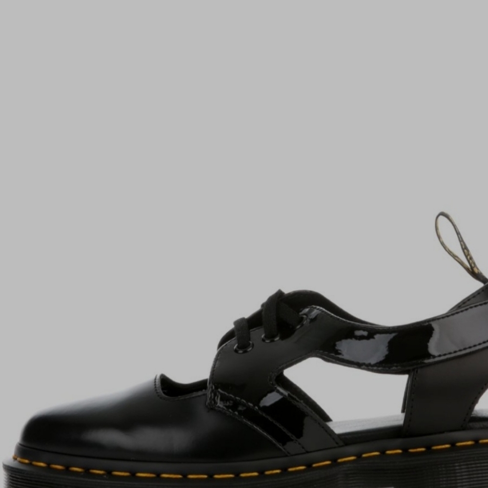 Size 11 DR Martens Women  Genna Cut Out Shoes/boot Black Fashion Oxford Clean